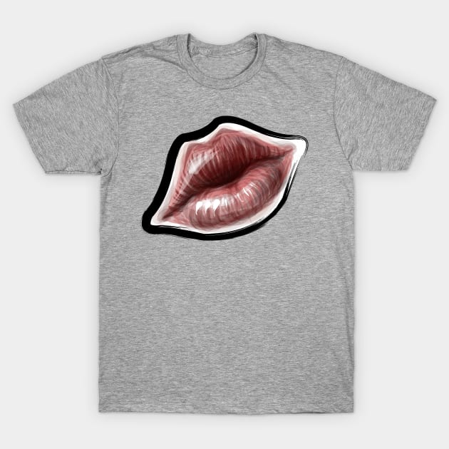 Bright lips T-Shirt by s_gulyaev_s